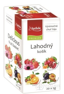 APOTHEKE PREMIER Lahodný košík ovocný čaj (4 druhy) v nálevových sáčcích 20x2 g (40 g)