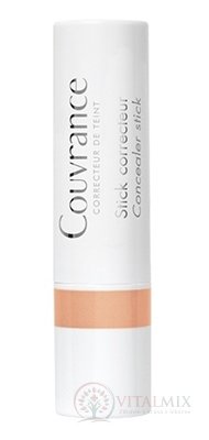 AVENE COUVRANCE STICK CORRECTEUR CORAIL SPF30 korekční tyčinka korálová 1x4 g