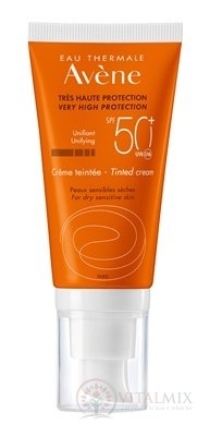 AVENE CRÈME TEINTÉE SPF50+ (TRÈS HAUTE PROTECTION) tónovací krém (velmi vysoká ochrana), inovace 2018, 1x50 ml