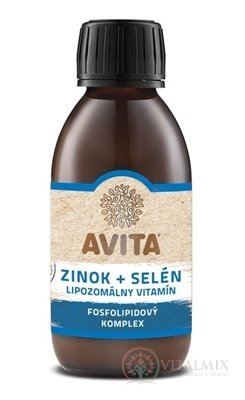 AVITA ZINEK + SELEN LIPOZOMALNÝ VITAMIN fosfolipidový komplex 1x200 ml