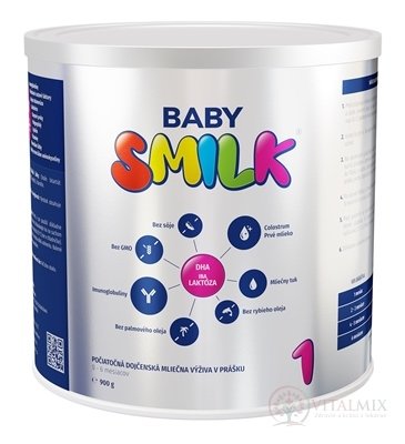 BABYSMILK 1 počáteční kojenecká mléčná výživa v prášku, s Colostrem (0 - 6 měsíců) 1x900 g