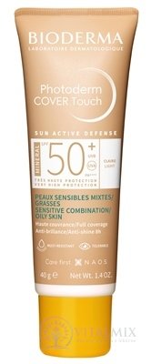 BIODERMA Photoderm COVER Touch SPF 50+ minerální make-up, světlý (inov.2022) 1x40 g