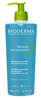 BIODERMA Sébium Gel moussant čistící pěnivý gel, s pumpou 1x500 ml