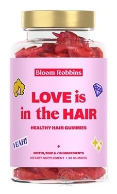 Bloom Robbins HEALTHY HAIR GUMMIES žvýkací bonbóny (vlasy), jednorožci 1x60 ks