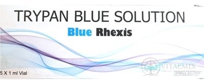 Blue Rhexis 0,06% roztok sterilní oftalmologický trypanové modři, ampule 5x1 ml