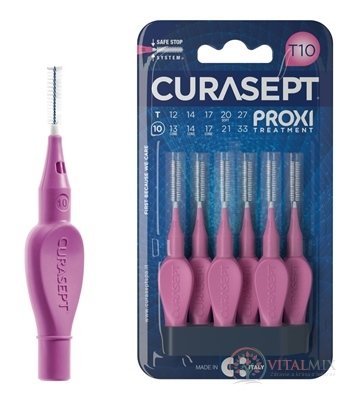 CURASEPT PROXI TREATMENT T10 Fuxia mezizubní kartáčky 1x6 ks