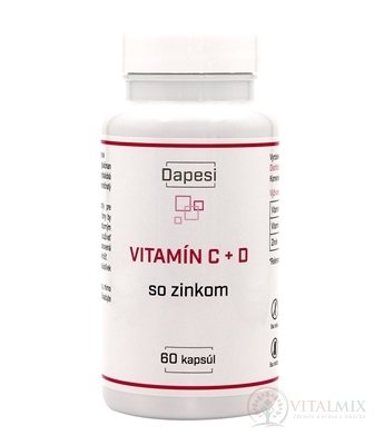 Dapesi VITAMIN C+D se zinkem cps 1x60 ks