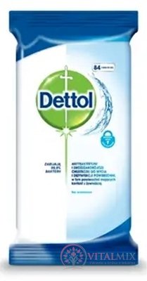 Dettol antibakteriální ubrousky na povrchy 1x84 ks