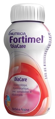 Fortimel DiaCare s jahodovou příchutí 24x200 ml (4800 ml)