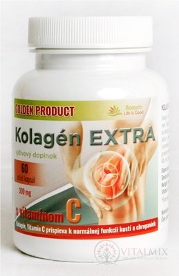 GOLDEN PRODUCT Kolagen EXTRA s vitamínem C 40 mg cps 1x60 ks