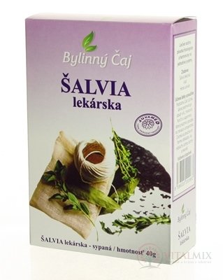 JUVAMED ŠALVÍ LÉKAŘSKÁ - NAJT bylinný čaj sypaný 1x40 g