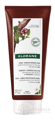 KLORANE BAUME À LA QUININE &amp; EDELWEISS BIO balzám s chininem a bio plesnivcem alpským 1x200 ml