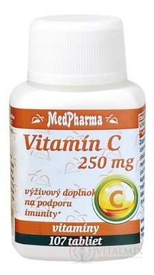 MedPharma Vitamin C 250 mg tbl 1x107 ks