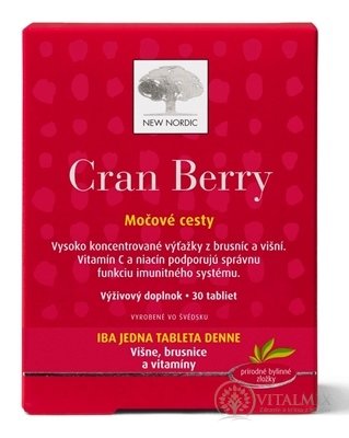 NEW NORDIC Cran Berry tbl 1x30 ks