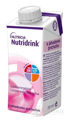 Nutridrink s jahodovou příchutí 24x200 ml