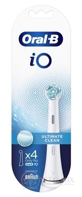 Oral-B iO ULTIMATE CLEAN White čistící náhradní hlavice 1x4 ks