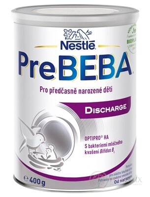 PreBEBA DISCHARGE mléčná výživa kojenců (od narození) (inov.2023) 1x400 g