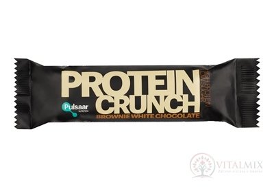 Pulsaar PROTEIN CRUNCH Brownie White Chocolate proteinová tyčinka s příchutí brownie, bílá čokoláda 1x55 g