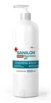 SANILON PROFI dezinfekční gel s pantenolem 1x500 ml