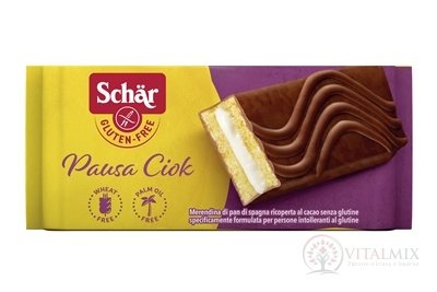 Schär PAUSA CIOK jemné pečivo bez lepku, s mléčným krémem, v čokoládě 10x35 g (350 g)