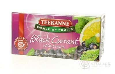 TEEKANNE WOF BLACK CURRANT ovocně-bylinný čaj 20x2,5 g (50 g)