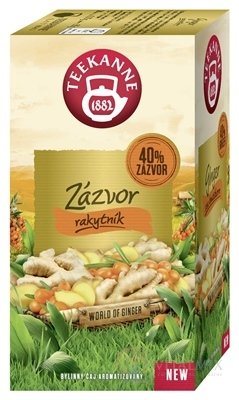 TEEKANNE WOG ZÁZVOR rakytník bylinný čaj 20x1,75 g (35 g)