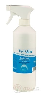 TOP GOLD Deo sprej do obuvi (na nohy) antimikrobiální 1x500 ml