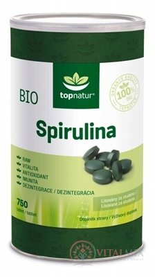 topnatur BIO SPIRULINA tbl 1x750 ks