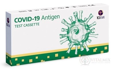 TOZAX Covid-19 antigen test cassette test na detekci antigenu (z přední části nosu), 1x1 set