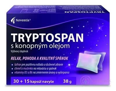 TRYPTOSPAN s konopným olejem cps 30+15 navíc (45ks)