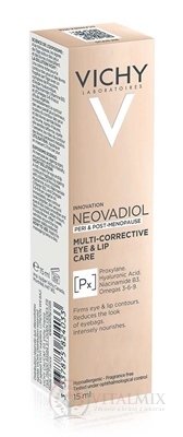 VICHY NEOVADIOL PERI &amp; POST-MENOPAUSE EYE &amp; LIP krém na okolí očí a rtů 1x15 ml