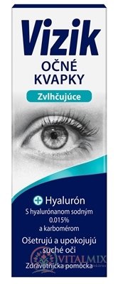 VIZIK Oční kapky Zvlhčující hyaluron 1x10 ml