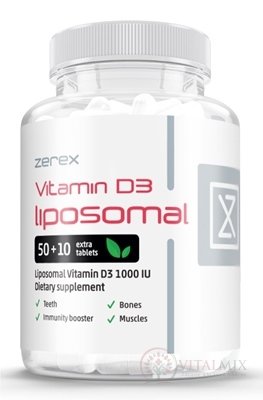 Zerex Vitamin D lipozomál 1000 IU tbl 1x60 ks