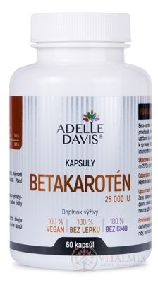 Adelle Davis BETAKAROTEN 25000 IU cps 1x60 ks