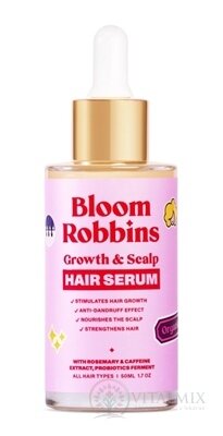 Bloom Robbins Growth &amp; Scalp HAIR SERUM sérum pro růst vlasů s rozmarýnem 1x50 ml