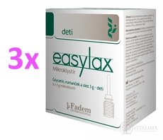 easylax Mikroklystýr pro děti glycerin, heřmánek a sléz, 3x (6x3 g)