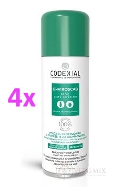 ENVIROSCAB SPRAY proti svrabu a jiným parazitům 4x200ml