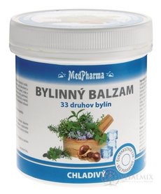 MedPharma BYLINNÝ BALZÁM chladivý Extrakt z 33 druhů bylin, 1x250 ml