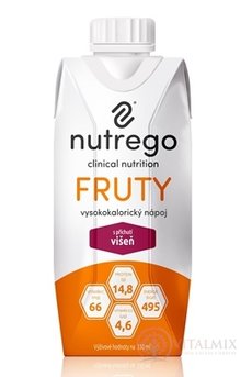 Nutrego Frutt s příchutí višeň 12x330 ml