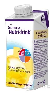 Nutridrink s vanilkovou příchutí 24x200 ml