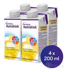 Nutridrink s vanilkovou příchutí (krabička) 4x200 ml