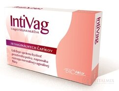 BIOfaktor IntiVag vaginální čípky s obsahem kyseliny mléčné 1x10 ks