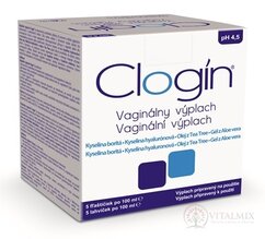 CLOGIN vaginální výplach sol vag (inov.2021) 5x100 ml