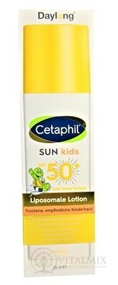 Daylong Cetaphil SUN kids Liposomale Lotion SPF50+ lipozomální tělové mléko s ochranným faktorem 1x150 ml