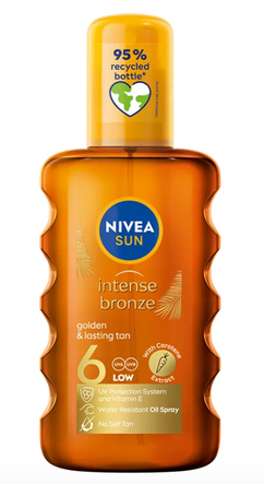 NIVEA SUN OLEJ NA OPALOVÁNÍ VE SPREJI S KAROTENEM OF 6