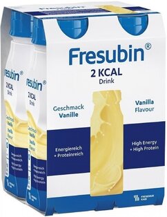 Fresubin 2,0 kcal / ml Drink, příchuť vanilková 4x200 ml (800 ml)
