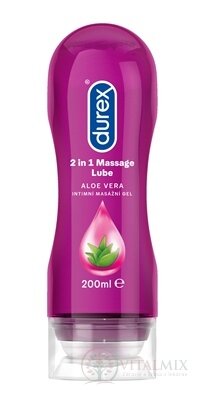 DUREX Play masážní gel 2v1 s Aloe vera, 1x200 ml