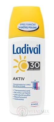 LADIVAL Transparent Spray 30LF transparentní sprej na ochranu proti slunci 1x150 ml