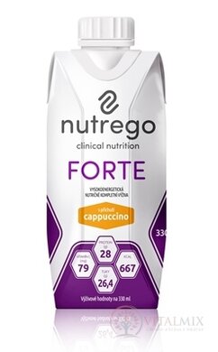 Nutrego FORTE s příchutí cappuccino 1x330 ml