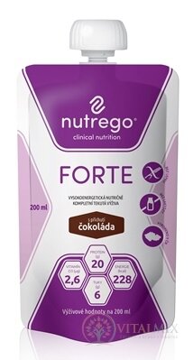 Nutrego FORTE s příchutí čokoláda 12x200 ml